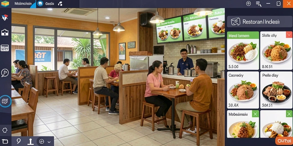 Tampilan antarmuka yang menarik dan mudah dinavigasi.
