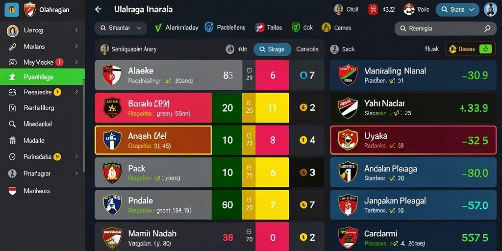 Screenshot menggambarkan menu utama 66D yang menarik.