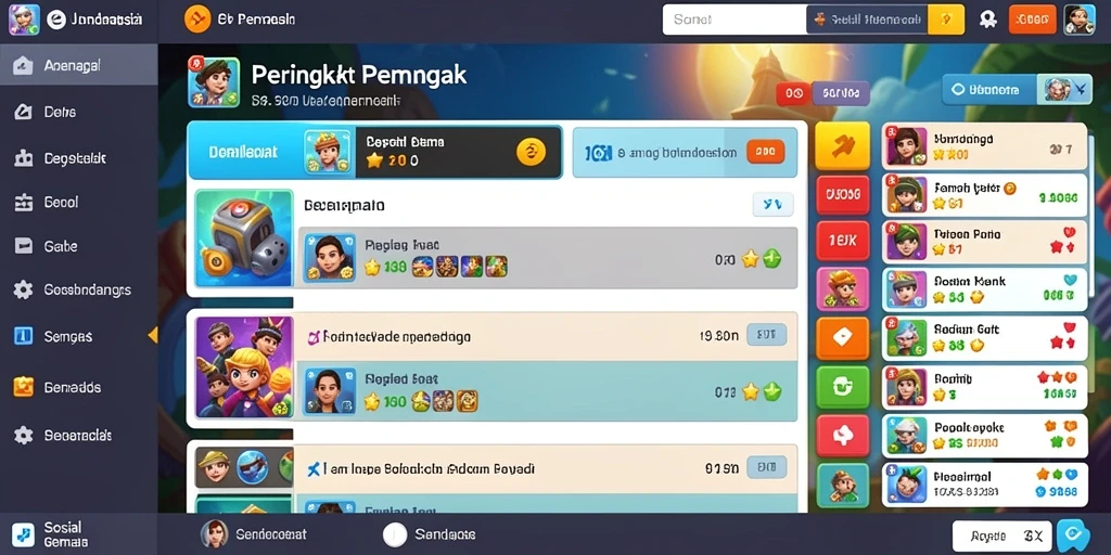Tampilan antarmuka yang menarik dan user-friendly.