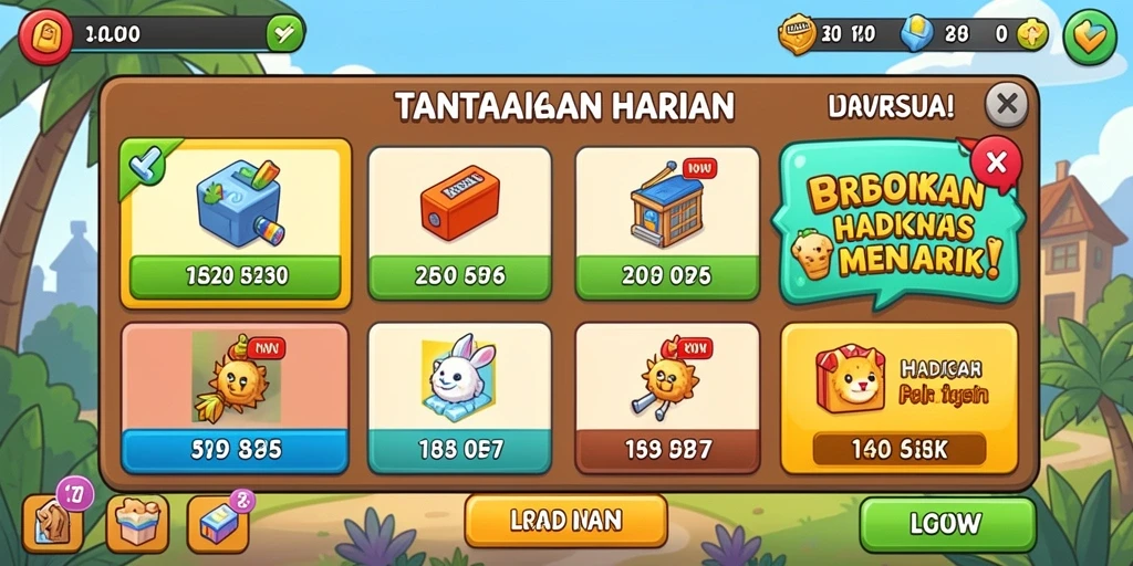 Tampilan antarmuka yang menarik dan intuitif.