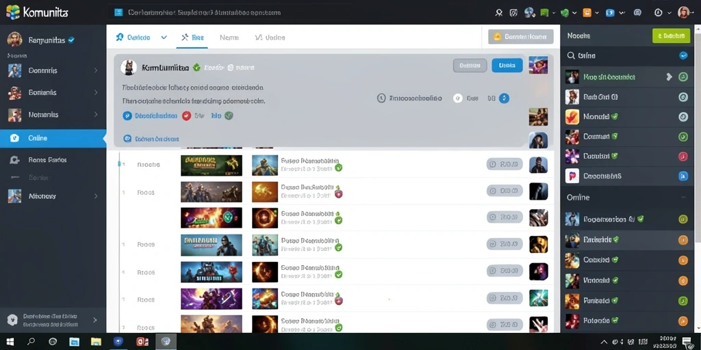 Tampilan antarmuka aplikasi yang modern dan user-friendly.