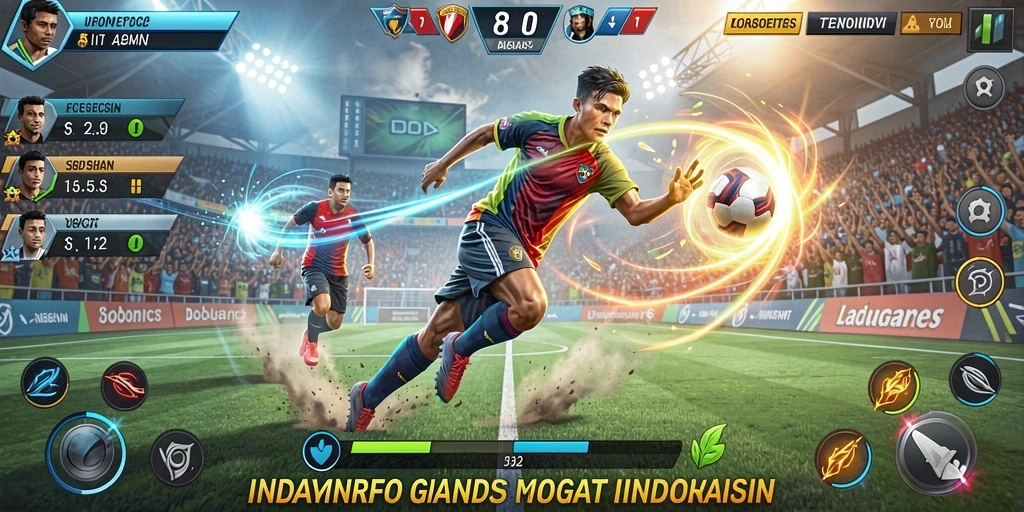 Tampilan awal permainan yang menarik dan informatif.