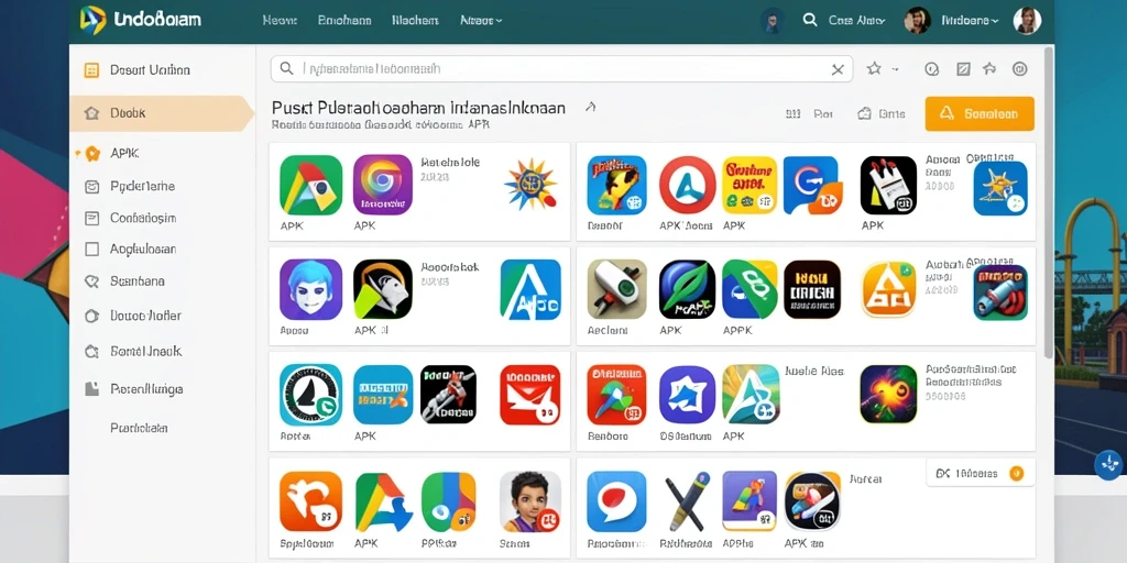 Tampilan layar awal yang menarik dan user-friendly.