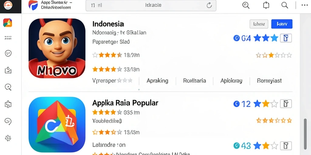 Tampilan antarmuka yang user-friendly.
