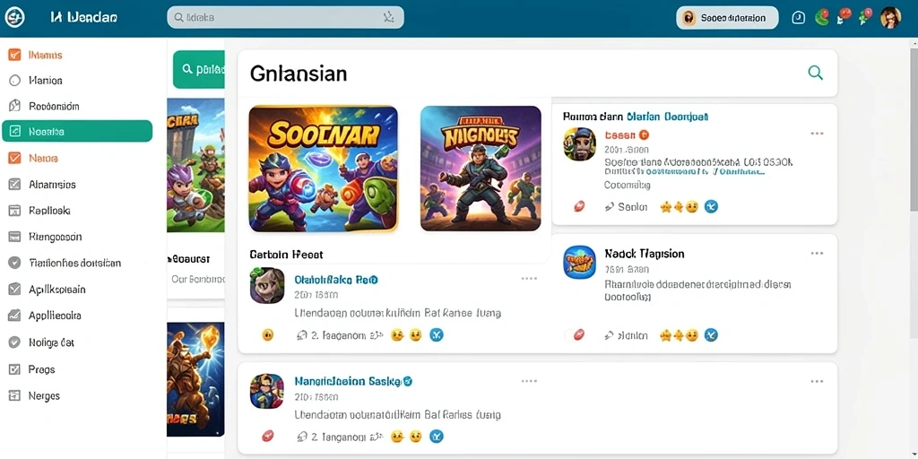 Tampilan menu utama PGG68 yang menarik.