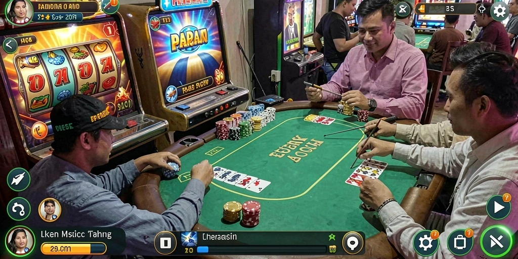 Tampilan karakter yang lucu dan menarik.