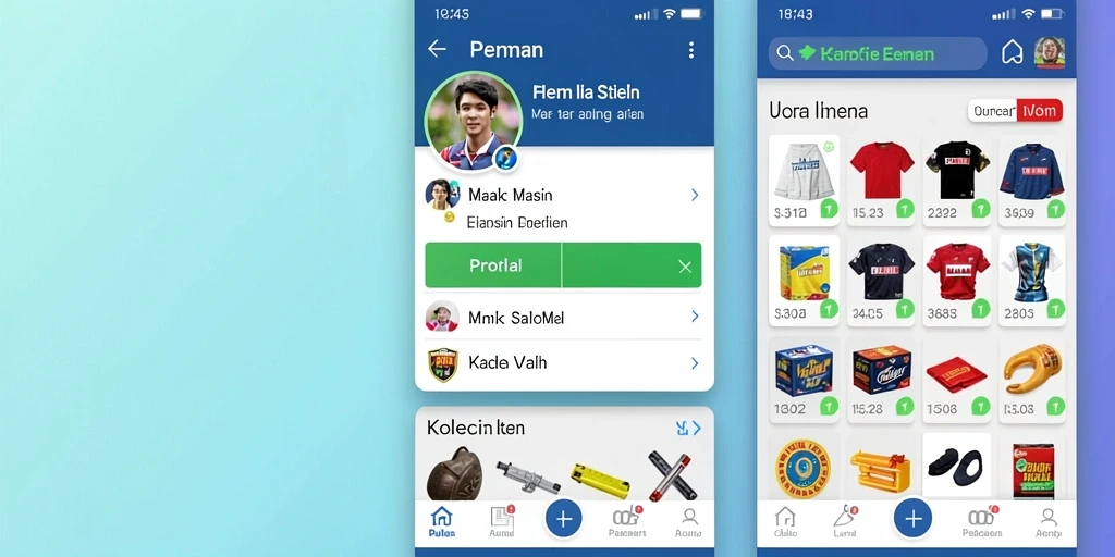Tampilan awal aplikasi yang menarik dan interaktif.