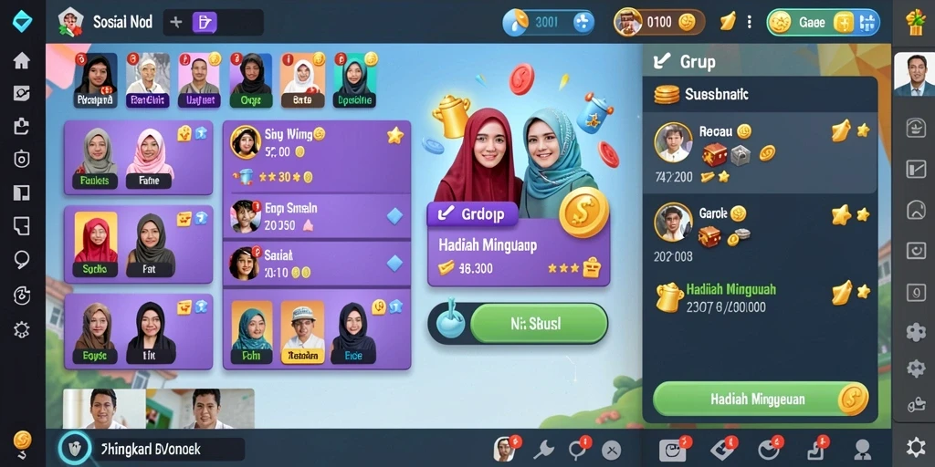 Tampilan menu utama SAKTI77 yang menarik.