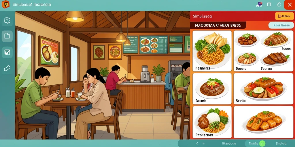 Antarmuka permainan yang menarik dan mudah dinavigasi.